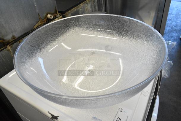 2 BRAND NEW SCRATCH AND DENT! Clear Poly Bowl. 2 Times Your Bid! - Image 3 of 3
