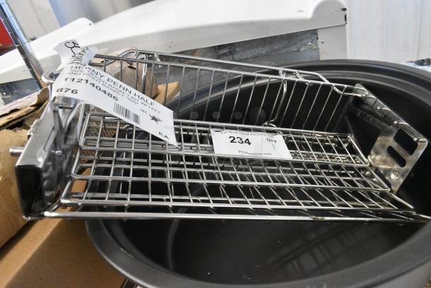 BRAND NEW SCRATCH AND DENT! 112140486 Henny Penny Half Size Tiered Basket Kit with Left and Right Basket - Image 2 of 5