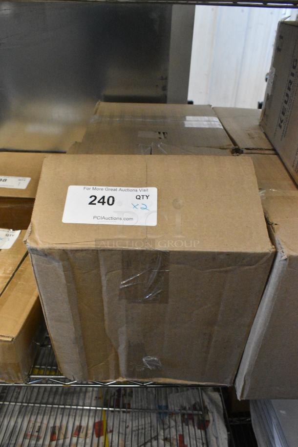 2 BRAND NEW SCRATCH AND DENT! Box of 36 Cambro HT16CW135 Camwear Huntington 16 oz. Clear Customizable Polycarbonate Tumbler. 2 Times Your Bid! - Image 2 of 6