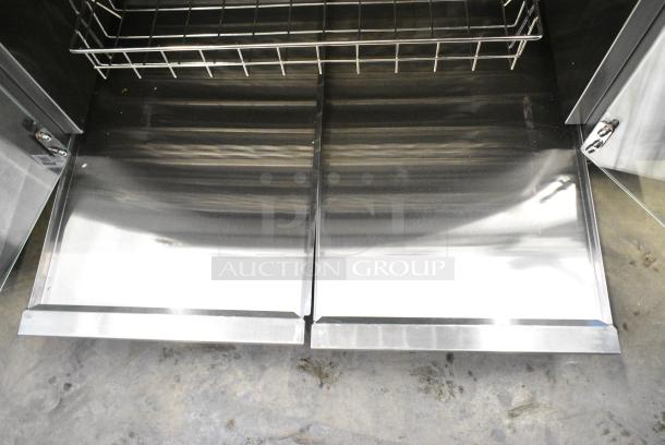 BRAND NEW SCRATCH AND DENT! Cooking Performance Group CPG 351CROE415D Stainless Steel Electric Countertop Rotisserie Oven with 5 Baskets for 15 Chickens. 240 Volts, 1 Phase. - Image 6 of 8