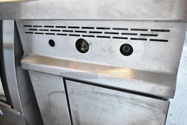 CPG1/45 Stainless Steel Commercial Floor Style Natural Gas Powered Pasta Cooker w/ Side Splash Guard. - Image 3 of 6
