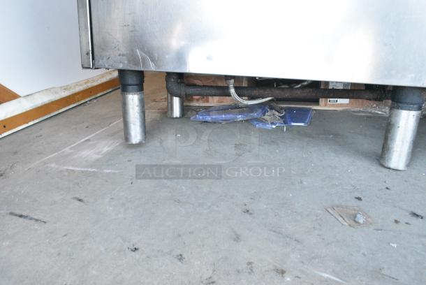 CPG1/45 Stainless Steel Commercial Floor Style Natural Gas Powered Pasta Cooker w/ Side Splash Guard. - Image 5 of 6