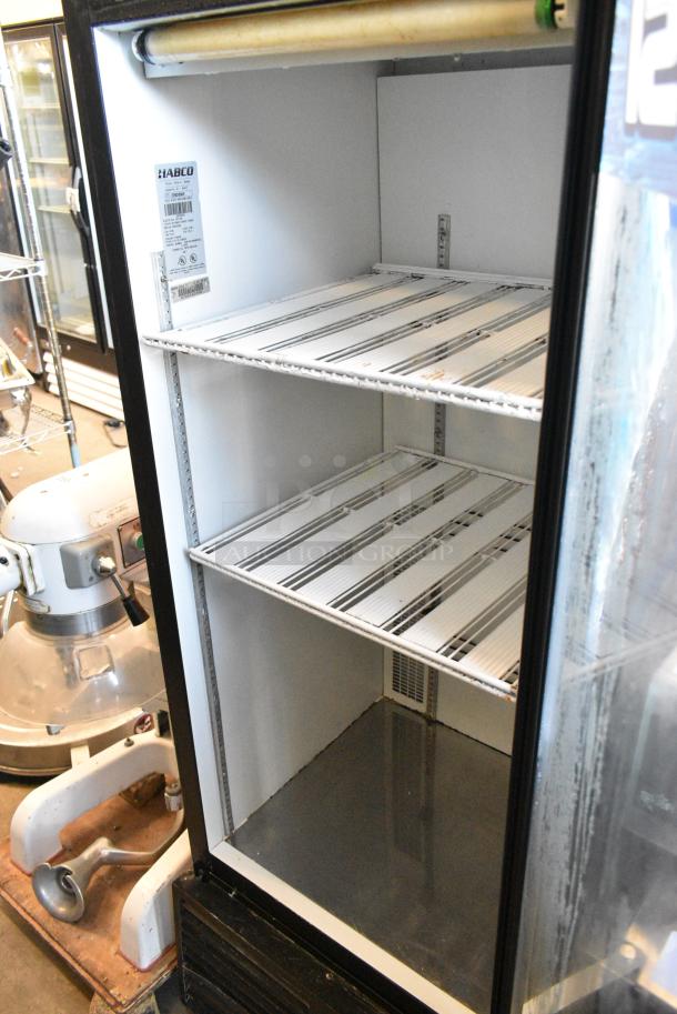 Habco ESM12 Metal Commercial Single Door Reach In Cooler Merchandiser. 115 Volts, 1 Phase. Tested and Powers On But Does Not Get Cold - Image 2 of 5
