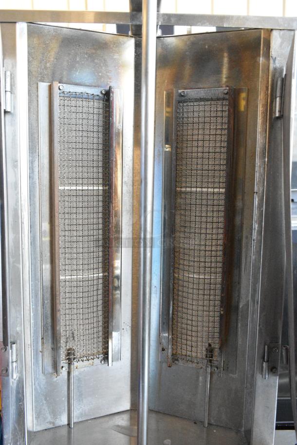 Star Max VBG30-NAT Stainless Steel Commercial Countertop Natural Gas Powered Gyro Machine. 15,000 BTU. - Image 4 of 8