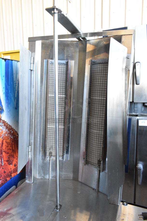 Star Max VBG30-NAT Stainless Steel Commercial Countertop Natural Gas Powered Gyro Machine. 15,000 BTU. - Image 5 of 8