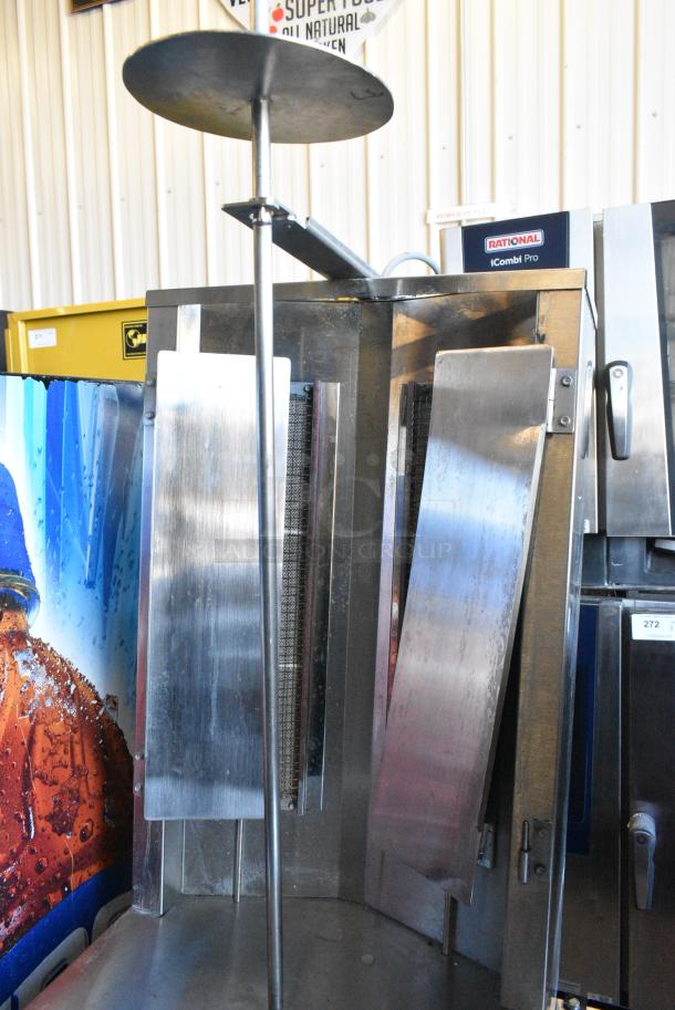 Star Max VBG30-NAT Stainless Steel Commercial Countertop Natural Gas Powered Gyro Machine. 15,000 BTU. - Image 6 of 8