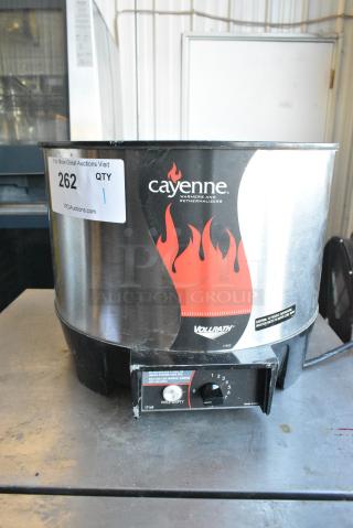 Vollrath Cayenne HS-11 Stainless Steel Commercial Countertop Soup Kettle Food Warmer. 120 Volts, 1 Phase. Tested and Working!