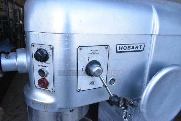 Hobart P600 Metal Commercial Floor Style 60 Quart Planetary Dough Mixer w/ Pelican Head, Stainless Steel Mixing Bowl, Dough Hook and Whisk Attachments. 240 Volts, 1 Phase. - Image 4 of 8