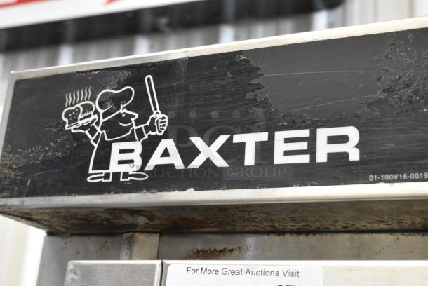 Baxter Stainless Steel Commercial Electric Powered Mini Rotating Pan Rack Oven on Pan Rack w/ Commercial Casters. 250 Volts, 3 Phase. - Image 3 of 7