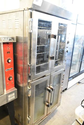 Doyon JA-OP-6 Stainless Steel Commercial Oven Proofer on Commercial Casters. 120/208 Volts, 3 Phase.