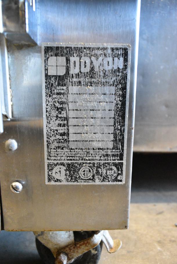 Doyon JA-OP-6 Stainless Steel Commercial Oven Proofer on Commercial Casters. 120/208 Volts, 3 Phase. - Image 9 of 9