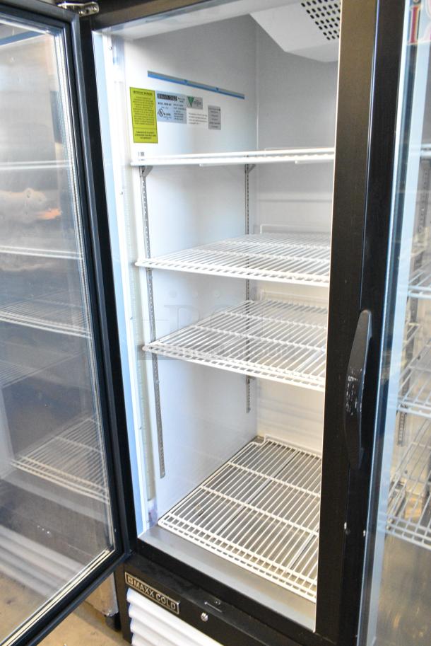 Maxx Cold MXM2-48F Stainless Steel Commercial 2 Door Reach In Freezer Merchandiser w/ Poly Coated Racks. 115/230 Volts, 1 Phase. - Image 4 of 6