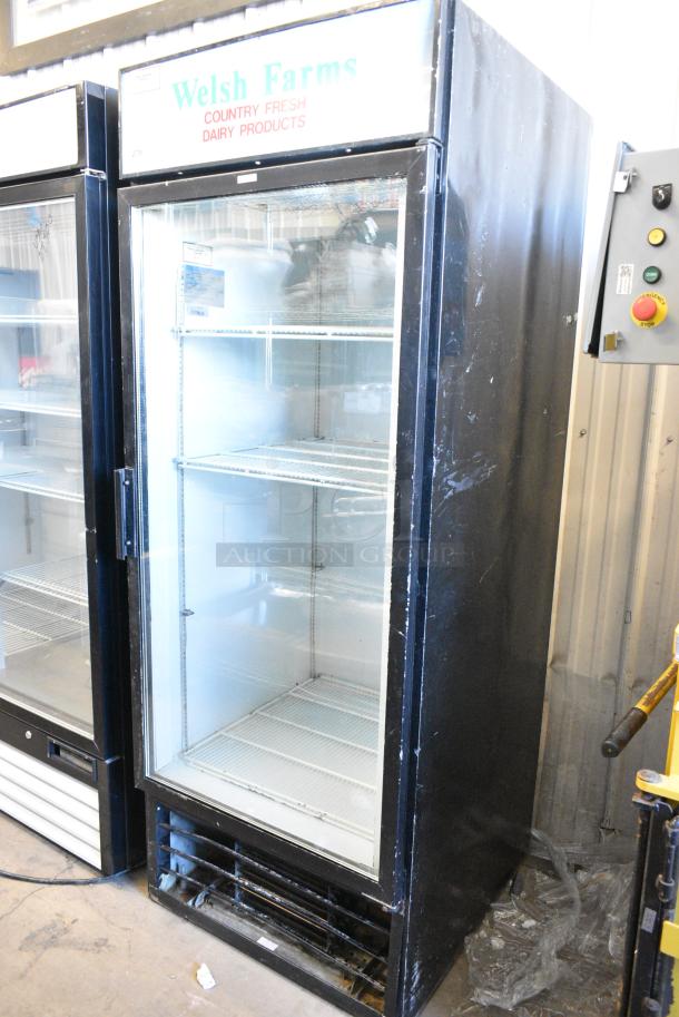 Beverage Air MT27 Metal Commercial Single Door Reach In Cooler Merchandiser w/ Poly Coated Racks. 115 Volts, 1 Phase. Tested and Powers On But Does Not Get Cold - Image 1 of 4