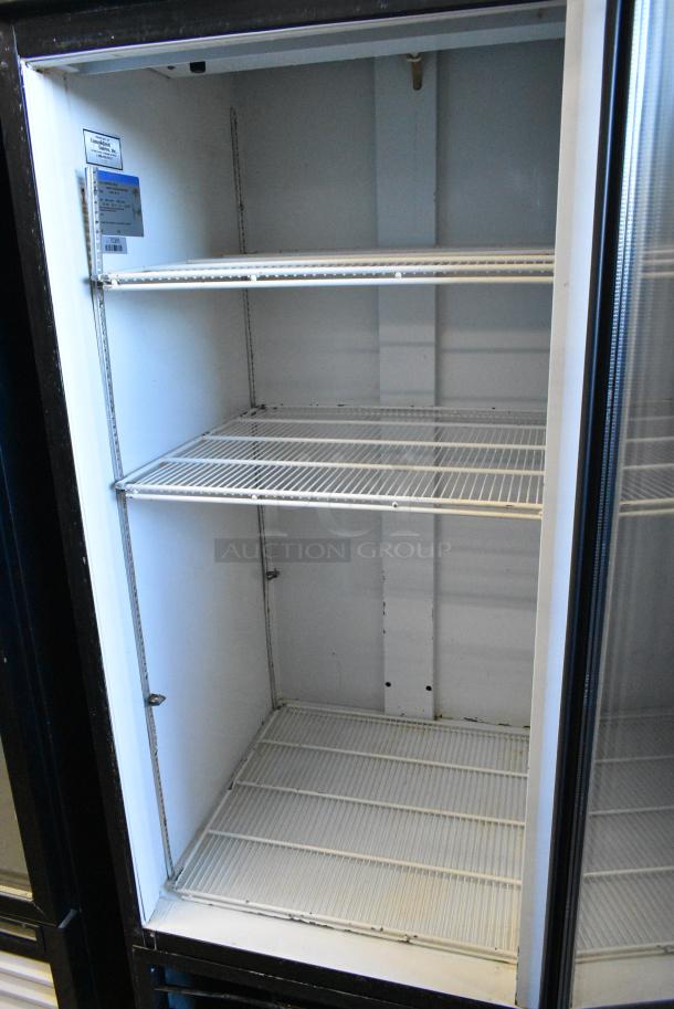 Beverage Air MT27 Metal Commercial Single Door Reach In Cooler Merchandiser w/ Poly Coated Racks. 115 Volts, 1 Phase. Tested and Powers On But Does Not Get Cold - Image 2 of 4