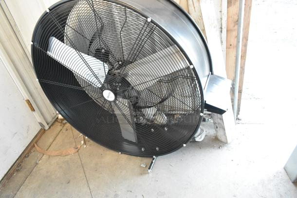 Boltic VF-36MC Black Metal Air Mover Drum Fan. 120 Volts, 1 Phase. Tested and Working! - Image 2 of 5