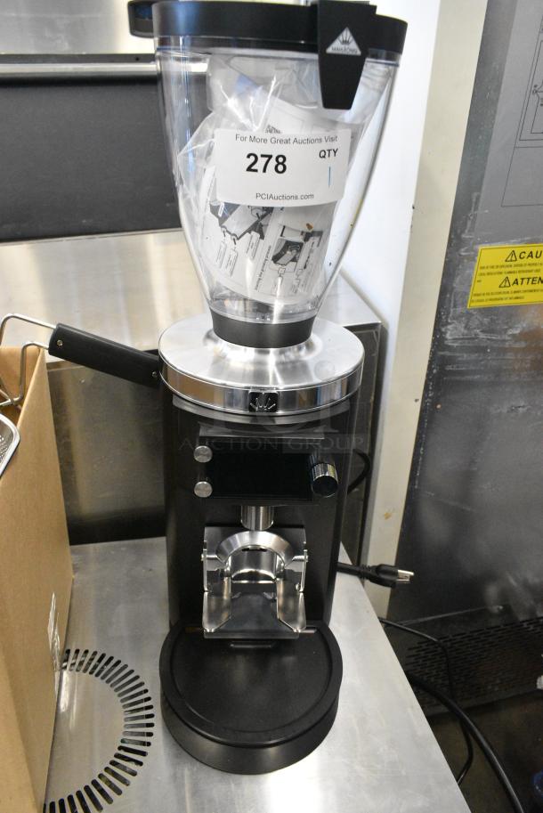 BRAND NEW SCRATCH AND DENT! Mahlkonig 10AE65WGBSB E65W GBS 2.6 lb. White Grind-by-Sync Espresso Grinder. 120 Volts, 1 Phase. Tested and Working! - Image 1 of 7