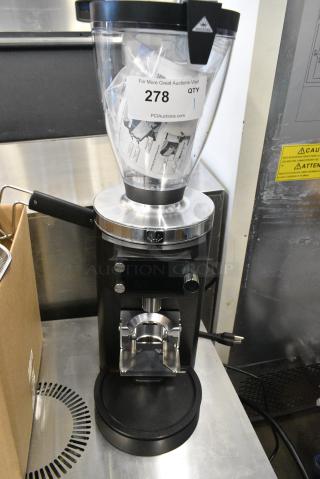 BRAND NEW SCRATCH AND DENT! Mahlkonig 10AE65WGBSB E65W GBS 2.6 lb. White Grind-by-Sync Espresso Grinder. 120 Volts, 1 Phase. Tested and Working!