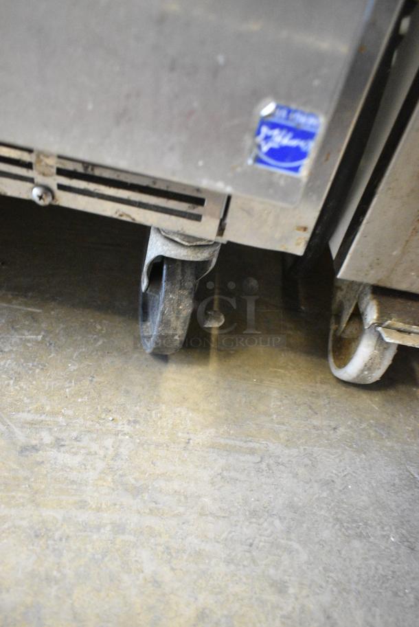 Beverage Air WTR27A Stainless Steel Commercial Undercounter Single Door Cooler on Commercial Casters. 115 Volts, 1 Phase. Tested and Working! - Image 3 of 5
