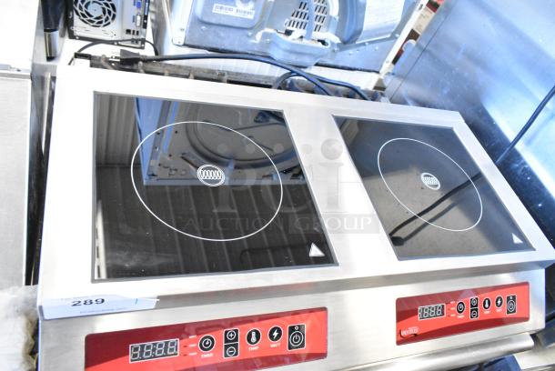 2023 Avantco 177IC35DB Stainless Steel Commercial Countertop Electric Powered 2 Burner Induction Range. 208-240 Volts, 1 Phase. - Image 5 of 6