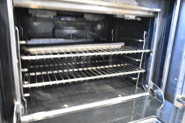 Wolf Stainless Steel Commercial Natural Gas Powered 4 Burner Range w/ Convection Oven. - Image 6 of 6