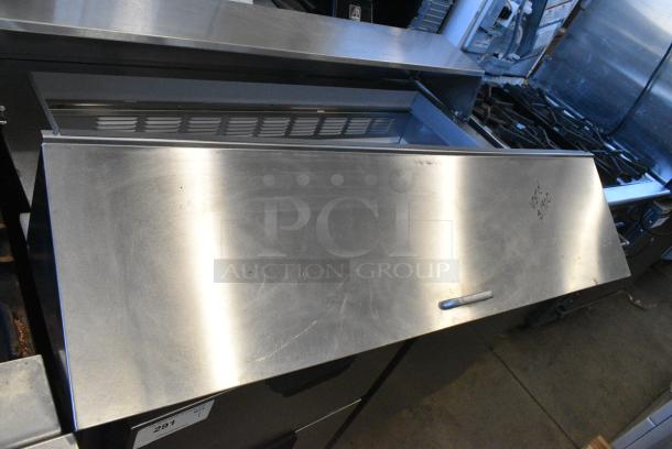 Beverage Air SPED48-12-2 Stainless Steel Commercial Sandwich Salad Prep Table Bain Marie Mega Top on Commercial Casters. 115 Volts, 1 Phase. Tested and Working! - Image 5 of 9