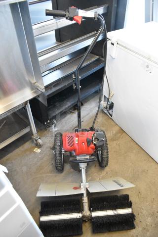 43cc 2 Stroke Gasoline Powered Sweeper.