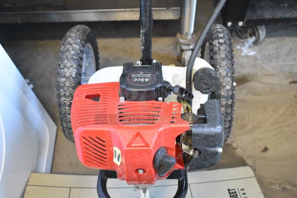 43cc 2 Stroke Gasoline Powered Sweeper. - Image 6 of 7