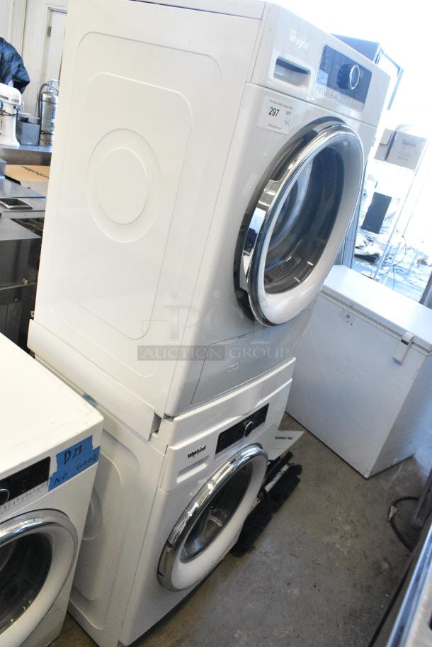 2 Whirlpool WFW5090JW0 Front Load Washer and Whirlpool Front Load Dryer. 2 Times Your Bid! - Image 1 of 9