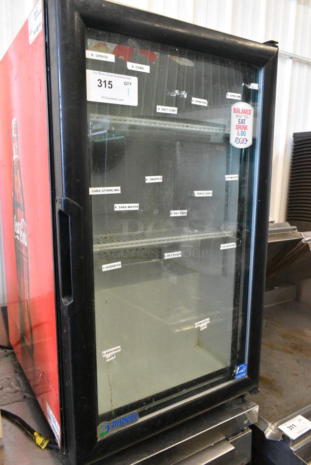Imbera VR06 Metal Commercial Single Door Mini Cooler Merchandiser. 115 Volts, 1 Phase. Tested and Working! - Image 1 of 4