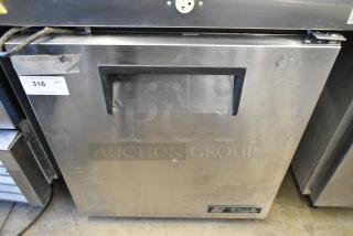 True TSSU-27-08 Stainless Steel Commercial Undercounter Cooler. 115 Volts, 1 Phase. Cannot Test Due To Plug Style