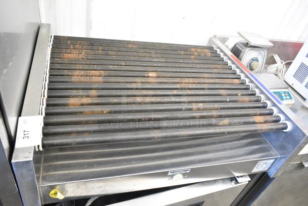 Standex HRS-75 5T Stainless Steel Commercial Countertop Hot Dog Roller. 208/240 Volts, 1 Phase. - Image 1 of 4