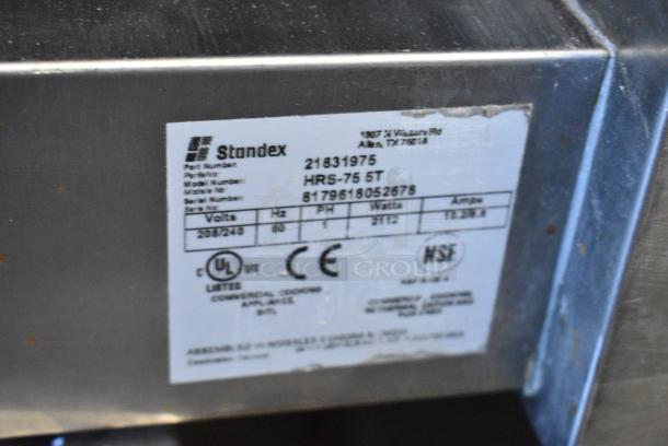 Standex HRS-75 5T Stainless Steel Commercial Countertop Hot Dog Roller. 208/240 Volts, 1 Phase. - Image 4 of 4