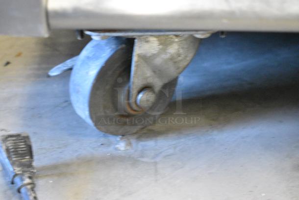 True T-23F-2-MC Stainless Steel Commercial 2 Half Size Door Reach In Freezer on Commercial Casters. 115 Volts, 1 Phase. Tested and Powers On But Does Not Get Cold - Image 4 of 6