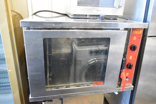 Pan & Plus Stainless Steel Commercial Electric Powered Half Size Convection Oven. 240 Volts, 1 Phase. - Image 1 of 5