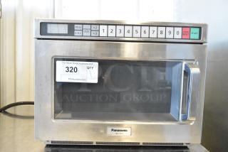 2016 Panasonic NE-17521 Stainless Steel Commercial Countertop Microwave Oven. 208 Volts, 1 Phase.