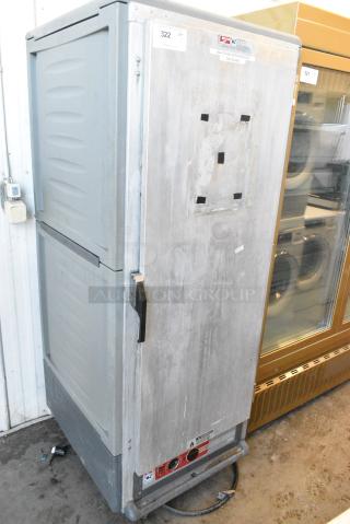 Metro Metal Heated Holding Cabinet on Commercial Casters. 120 Volts, 1 Phase. Cannot Test Due To Plug Style