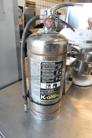 Ansul K Guard Wet Chemical Fire Extinguisher. Buyer Must Pick Up - We Will Not Ship This Item.