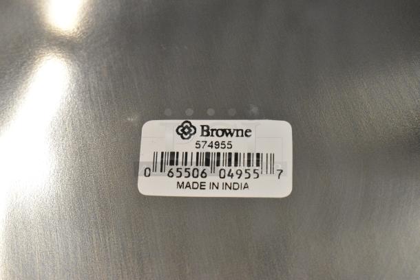 23 BRAND NEW SCRATCH AND DENT! Browne 574955 Stainless Steel Bowl. 23 Times Your Bid! - Image 4 of 5