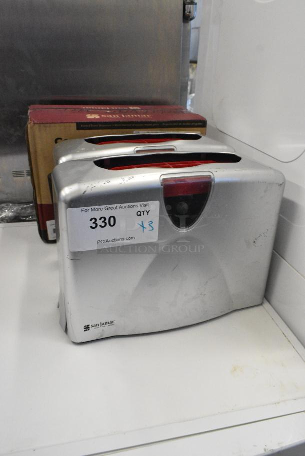 3 San Jamar Metal Napkin Dispenser. 3 Times Your Bid! - Image 1 of 5
