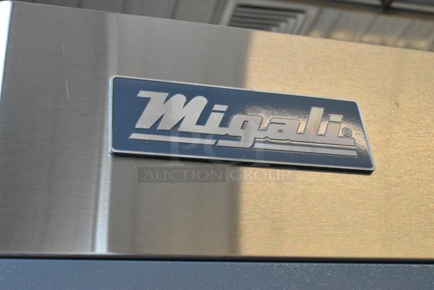 BRAND NEW SCRATCH AND DENT! 2024 Migali C-1F-HC Stainless Steel Commercial Single Door Reach In Single Door Freezer w/ Poly Coated Racks. 115 Volts, 1 Phase. Serial C-1F-HCN5MT006. Tested and Working! - Image 3 of 5