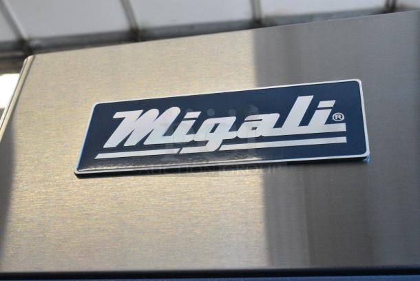 BRAND NEW SCRATCH AND DENT! 2024 Migali C-1F-HC Stainless Steel Commercial Single Door Reach In Single Door Freezer w/ Poly Coated Racks. 115 Volts, 1 Phase. Serial C-1F-HCN41T005. Tested and Working! - Image 3 of 5