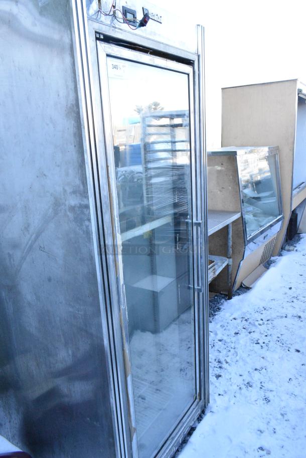 CustomCool GDF1R Metal Commercial Single Door Reach In Freezer Merchandiser. 115 Volts, 1 Phase. - Image 1 of 4