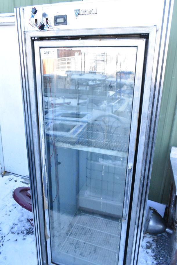 CustomCool GDF1R Metal Commercial Single Door Reach In Freezer Merchandiser. 115 Volts, 1 Phase. - Image 2 of 4