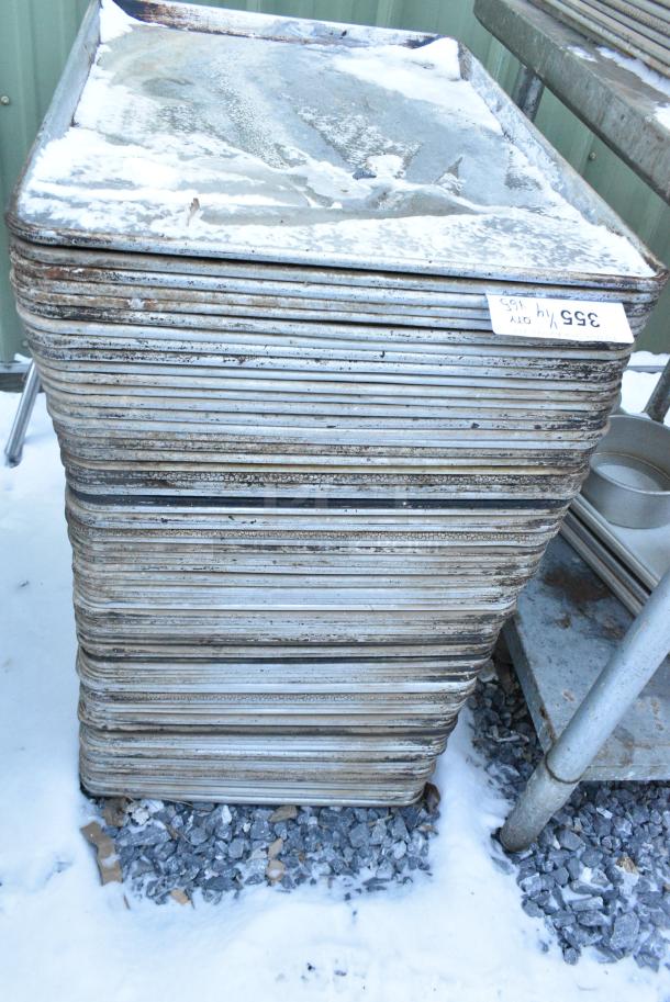 65 Metal Full Size Baking Pans. 65 Times Your Bid! - Image 2 of 2