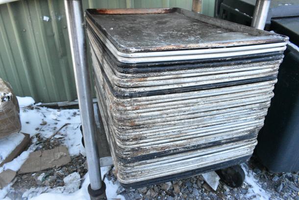 100 Full Size Metal Baking Pans. 100 Times Your Bid! - Image 3 of 3
