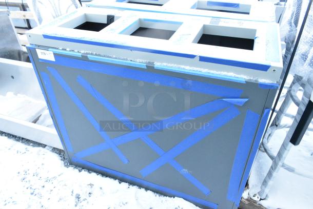 BRAND NEW SCRATCH AND DENT! Metal Counter w/ 3 Cut Outs - Image 1 of 3