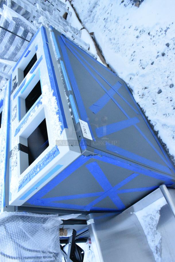 BRAND NEW SCRATCH AND DENT! Metal Counter w/ 3 Cut Outs - Image 3 of 3