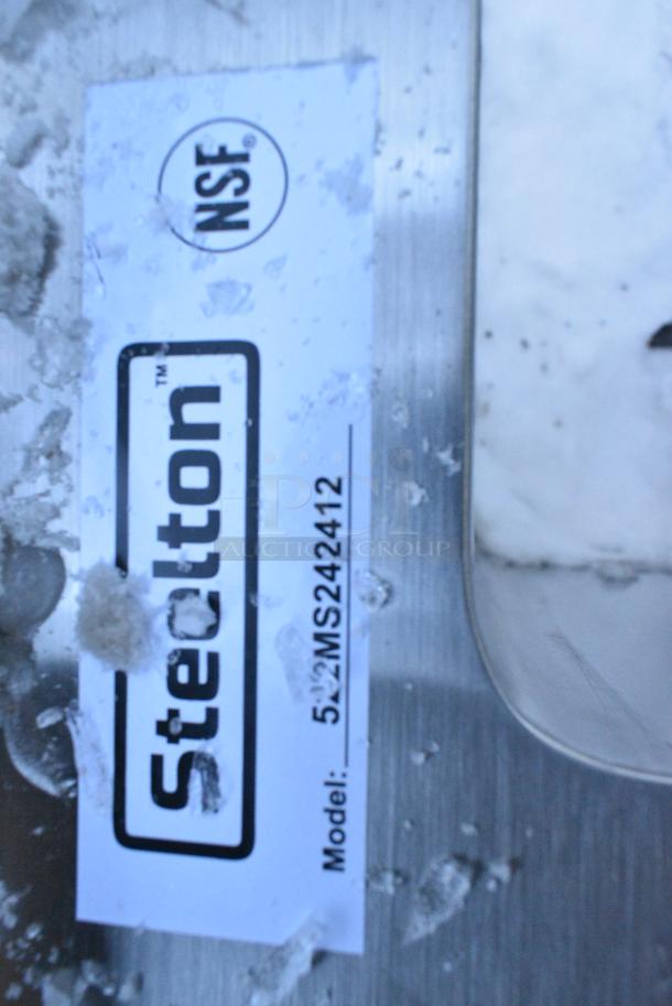 BRAND NEW SCRATCH AND DENT! Steelton 522MS242412 Stainless Steel Mop Sink. - Image 3 of 3