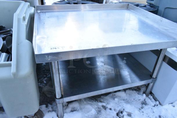 Stainless Steel Equipment Stand w/ Under Shelf. - Image 2 of 2