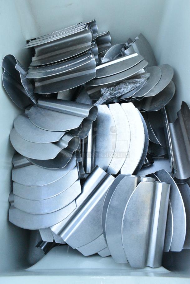 Poly Portable Ice Bin w/ Contents Including Dough Cutters. Does Not Have Lid. - Image 2 of 3